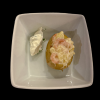 Opgevuld aardappeltje “Ostendaise”