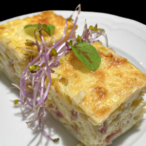 quiche lorraine met prei